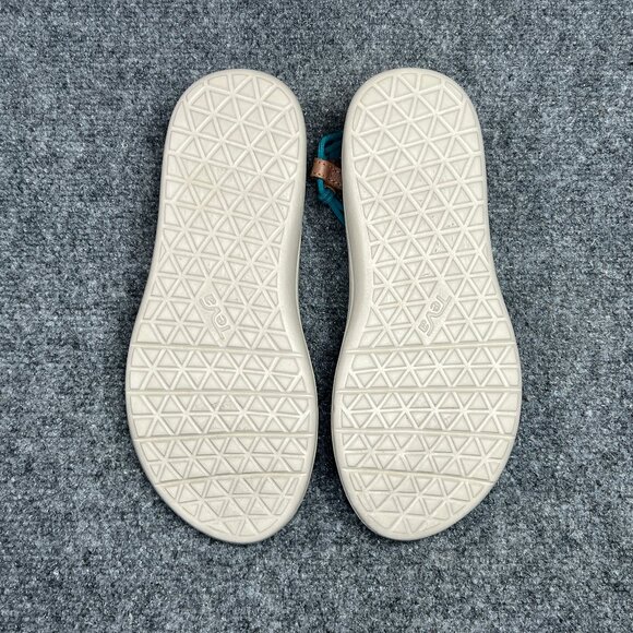Teva Voya Infinity Sandals Women's Size 7 Grey Turquoise Athletic Recovery Sport - Picture 10 of 13